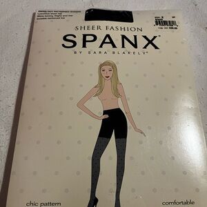 SPANX Sheer Fashion Tights in Black